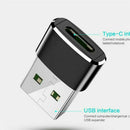 Alloy Data Charger Connector Adapter Converter USB Male To Type C Female OTG