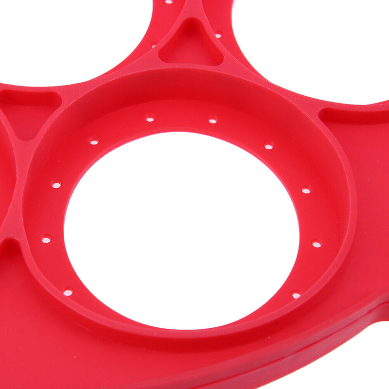 Pancake Egg Ring Maker Silicone Nonstick Kitchen Cooking Tool With 7 Holes