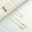 Men Crystal Necklace Strap Sunglasses Lanyards Glasses Chain Colorful Beads