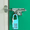 Mini 3 Digit Combination Padlock Zinc Alloy Travel Luggage Lock (Blue) Newly