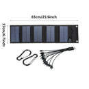 Travel Camping Phone Charger Folding USB 70W Power Charger Solar Panel