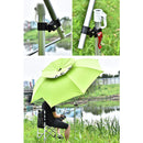 Universal Fishing Umbrella Connector Adjustable Fixed Clip Bracket (Black) Newly