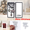 Photo Album Decor Cutting Dies Christmas Baubles Scrapbooking Embossing Stencil