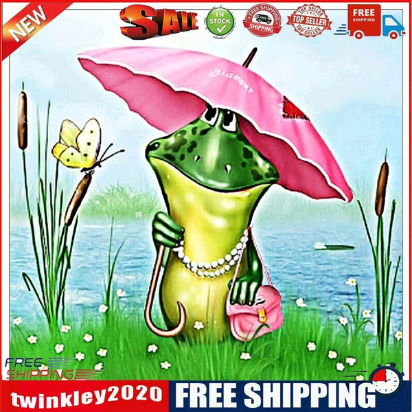 5D DIY Full Drill Diamond Painting Frog Cross Stitch Embroidery Mosaic Kit
