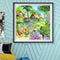 5D DIY Full Round Diamond Painting Color Country Picture Embroidery Mosaic Kits