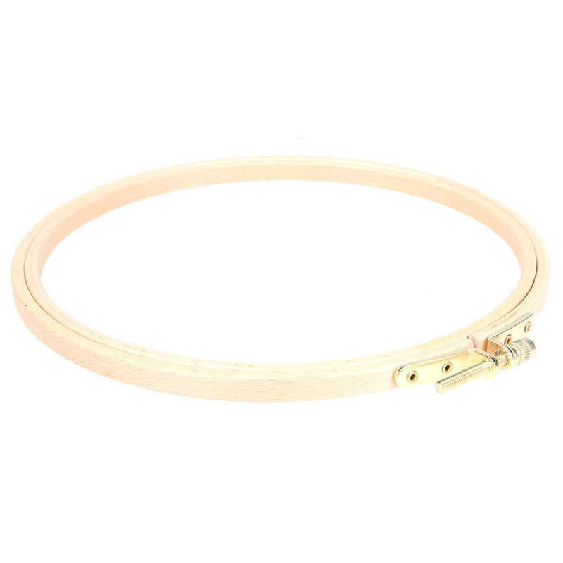 DIY Wooden Cross Stitch Frame Needlework Hoop Ring Embroidery Tool(21cm)