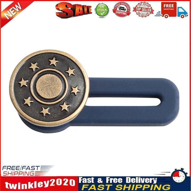 Metal Silicone Button Adjustable Detachable Jeans Button for Clothing (9) Newly