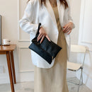 #A PU Leather Ladies Folding Handbag Envelope Day Clutch Bag Coin Casual Pouch