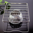 Outdoor Portable BBQ Grilling Basket Stainless Steel Foldable Barbecue Gril