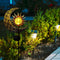 Energy Saving Solar Sun Moon Hollow Light Courtyard Garden Landscape Lamp