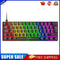 T60 Mechanical Gaming Keyboard Blue Switch 62 Key Keyboard for PC (Black)