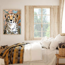 Snow Leopar DIY Diamond Painting Kits Full Round Drill Home Wall Decor