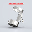 MTB Road Bicycle Bottle Holder Aluminum Alloy Bike Kettle Cup Rack (Sliver)