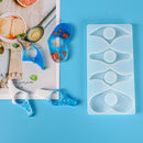 DIY Thumb Bookmark Shape Crystal Drop Mold Silicone Mould Accessory Making Tool