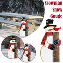 Snowman Gauge - Party Decoration - Measurement Welcome Yard Sign_