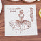 Plastic Cake Flower Spray Stencils DIY Mold Mould Fondant Template(PH-31) Newly