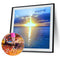 5D DIY Diamond Painting Lake Sunrise Full Drill Rhinestone Mosaic Art Picture