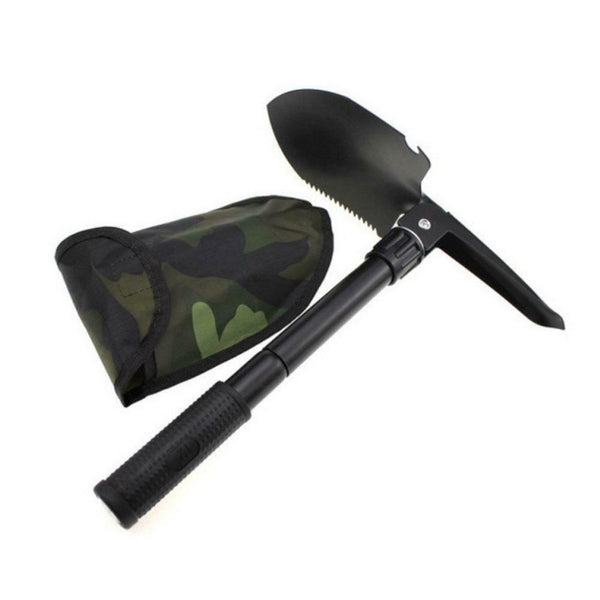 Military Portable Folding Shovel Survival Spade Outdoor Tools For Camping Y9J0