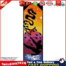 18x6cm Cotton DIY Bookmark 12CT Counted Night View Kit Cross Stitch (K) Newly