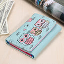 Cute Women PU Leather Mini Wallets Small Purse Coin Clutch(Light Green)