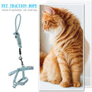 Adjustable Cats Leash Walking Chest Strap Pet Traction Rope (Green S)