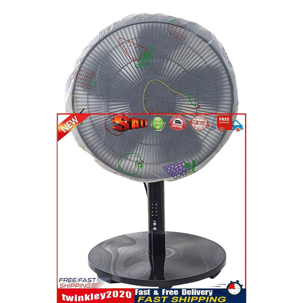 Fan Protective Cover Universal Dustproof PEVA Floor Fans Protector (Half) Newly