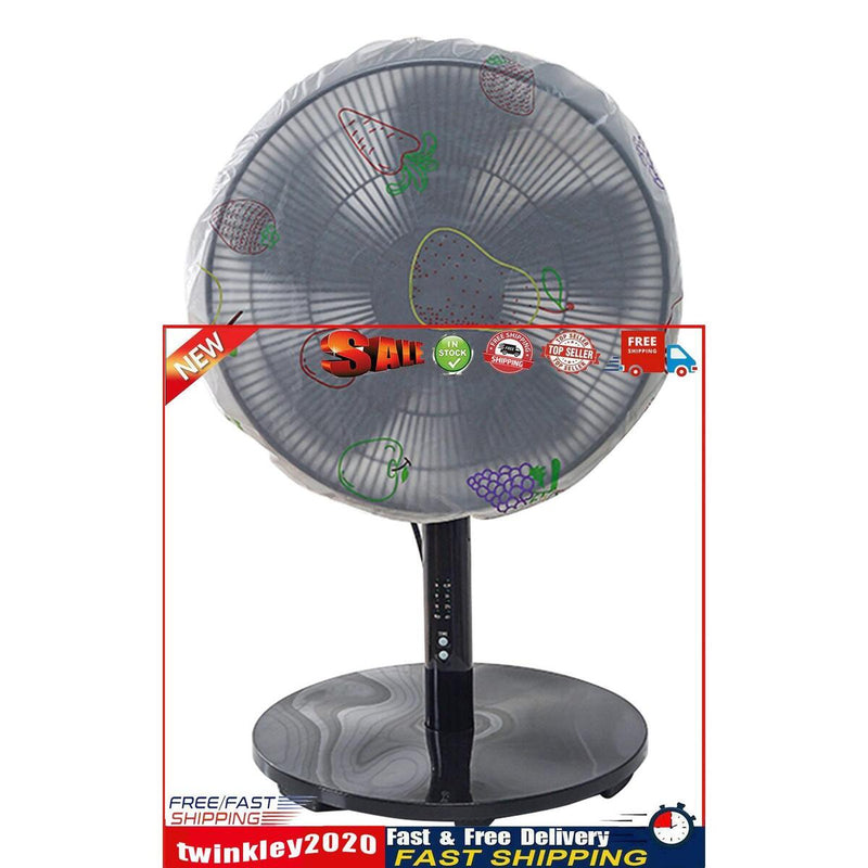 Fan Protective Cover Universal Dustproof PEVA Floor Fans Protector (Half) Newly