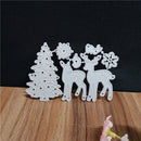 Christmas Tree Elk Cut Die DIY Scrapbooking Embossing Paper Card Stencils  Newly
