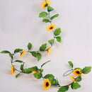 Flowers Cane Sunflower Rattan Garland Sunflowers Vine Simulation Flower