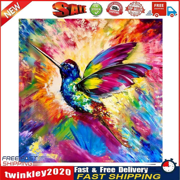 5D Diamond Painting DIY colorful birds Full Round Diamond Mosaic Art Newly