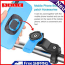 Universal Bicycle Phone Bracket Rotating Bike Cellphone Stand Fixing Clamps