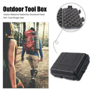 Outdoor Waterproof Sealed Box Shockproof EDC Tools Storage Case (Black S) Newly