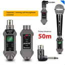 Microphone Wireless System Mic Wireless Transmitter Receiver for Mixer Reco