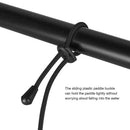 Kayak Canoe Paddle Leash Lanyard Surfing Tether Anti-lost Rope Tie (Black)