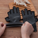 Open/Half Fingers Driving Mittens Sun Protection Anti-Slip Fishing Gloves