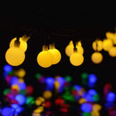 LED Solar String Lights Waterproof Crystal Balls Fairy Lamps Garden Decor Newly