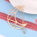 DHYED Women Girls Cute Hollow Moon Hairpin Metal Hairpin Hairpin Sch
