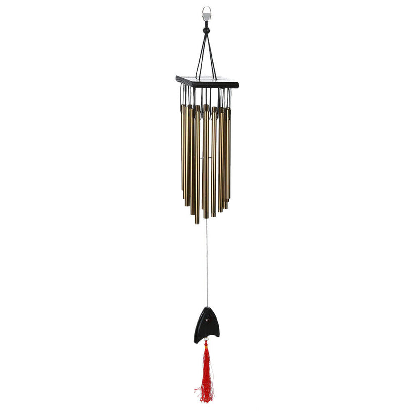 Outdoor Living Wind Chimes Yard Garden Tubes Bells Copper 16 Tubes Newly