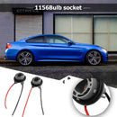 2pcs Car Auto 1156 Light Bulb Socket Lamp Holder LED Wiring Connector Adapter