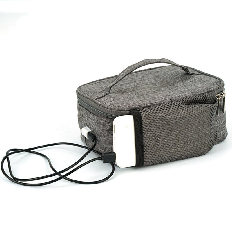 USB Heating Lunch Box Insulation Bag Food Container for Outdoor Picnic Offi