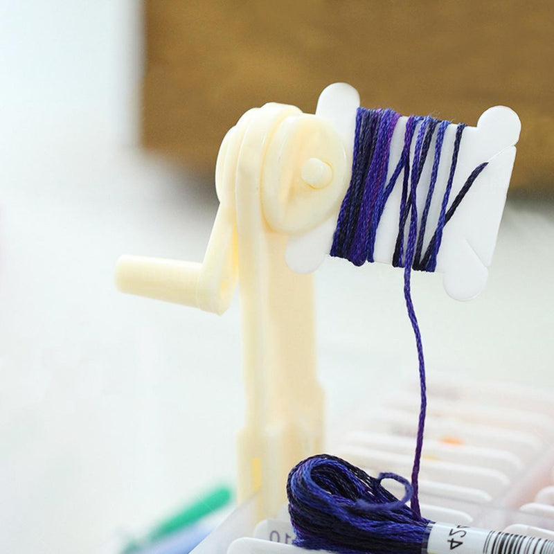 25pcs Thread String Winder Plastic Winding Plate Board Yarn Coiling Bobbin Newly