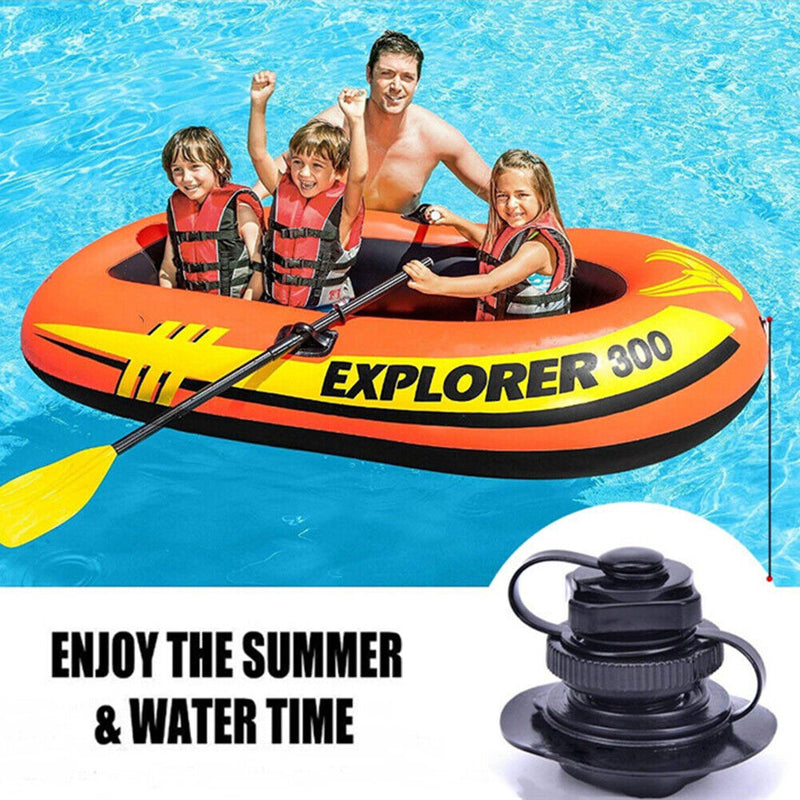 2 in 1 Air Valve Nozzle Caps for Inflatable Boat Kayak Pump Adapter (4pcs)