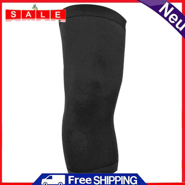 4pc Sports Knee Pad Elastic Cycling Running Compression Kneepad (Black L)