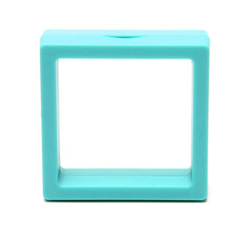 10pcs Transparent Floating Display Stand Necklace Bracelet Jewelry Square Hol