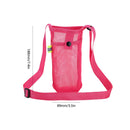 #A Water Bottle Carrier Bag with Adjustable Shoulder Strap Universal Bottle Slin