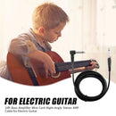 10ft Bass Amplifier Wire Cord Right Angle Stereo AMP Cable for Electric Guita