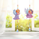 2pcs Crystal Light Catcher Diamond Painting Angel Hanging Decor (GSKY2013)