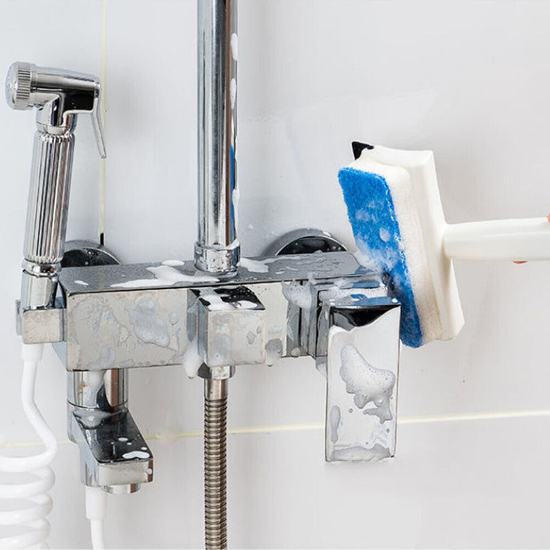 Window Cleaning Brush Glass Wiper Cleaner Double Side Bathroom Mirror Squeegee