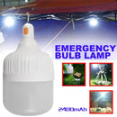 USB Rechargeable LED Lamp Bulbs Emergency Light Portable Hook Up Camping Bulb&