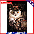 5D DIY Full Square Drill Diamond Paint Robot Owl Mosaic Rhinestone Art Picture